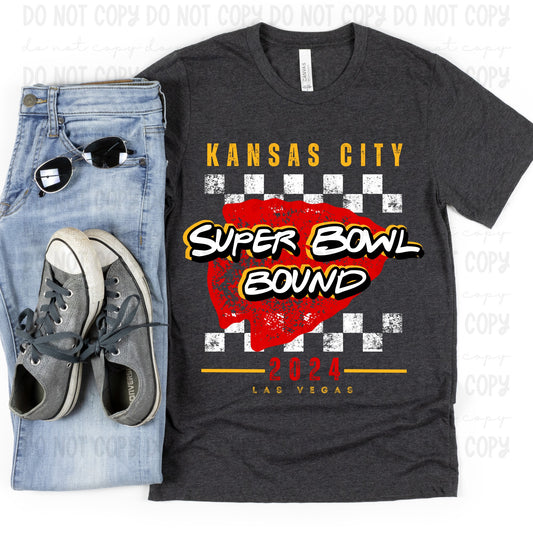 White Checkered Super Bowl Bound 2024 Las Vegas