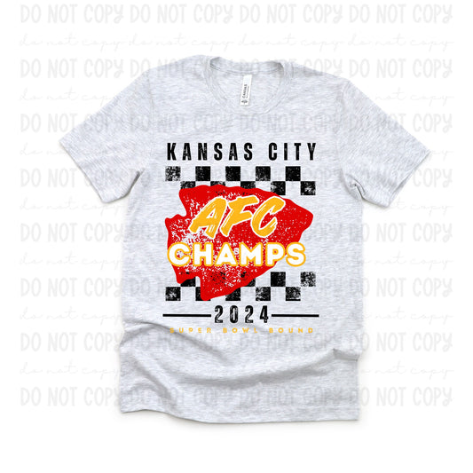 AFC Champs Checkered 2024