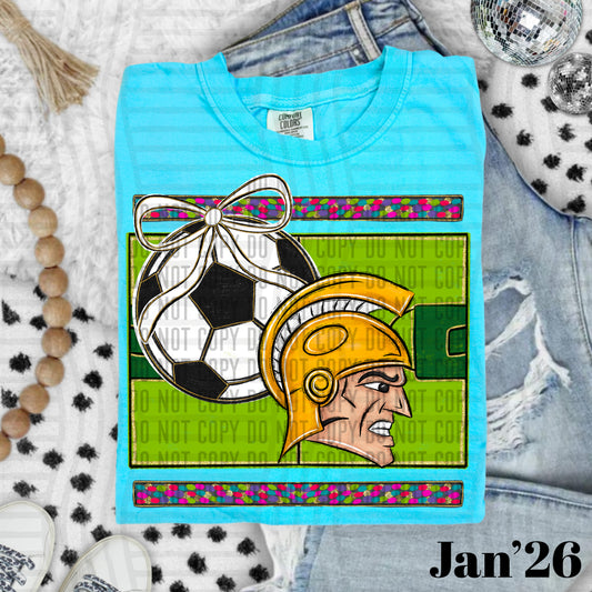SOCCER TROJANS YELLOW