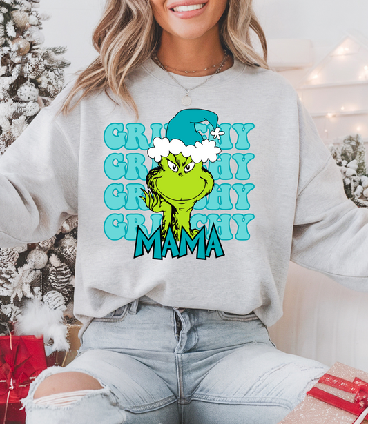 Blue Grinchy Mama