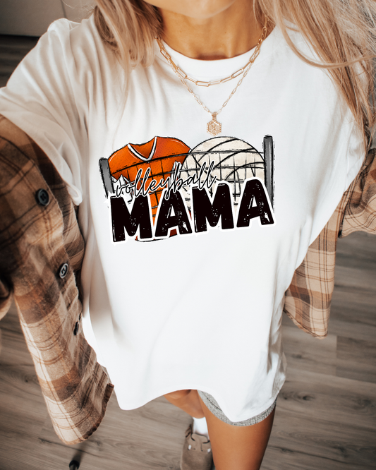 Volleyball Mama (orange jersey)