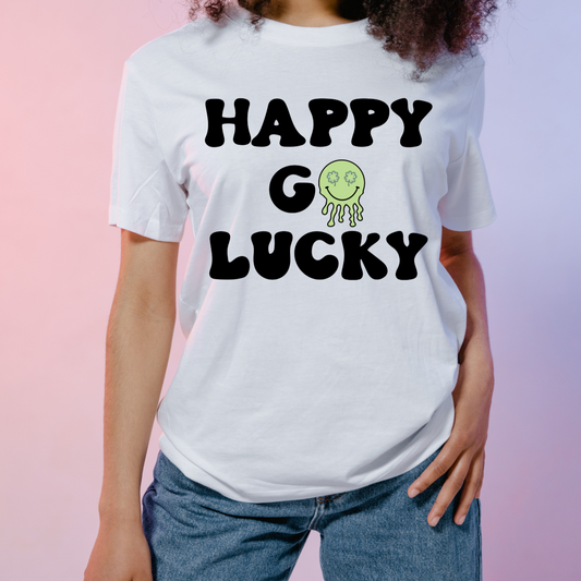 Happy Go Lucky Drip Smiley- DTF Transfer