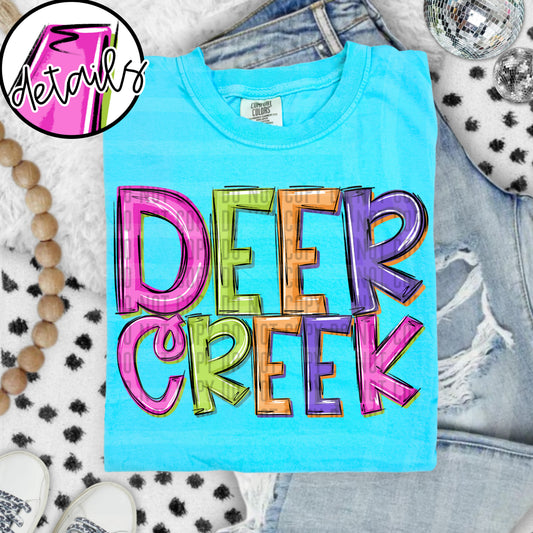DOODLE COLORFUL DEER CREEK