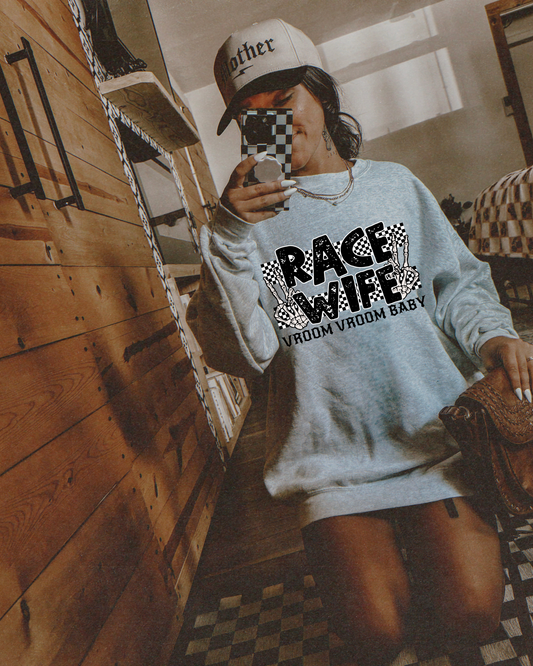 Race Wife Vroom Vroom Baby