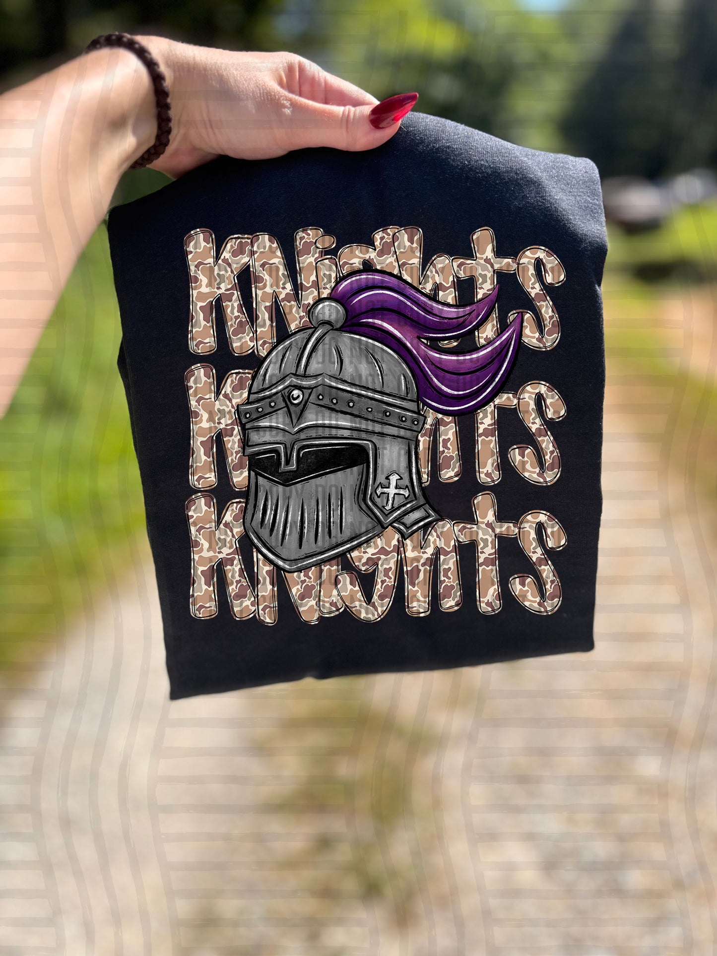 Camo Knights Purple