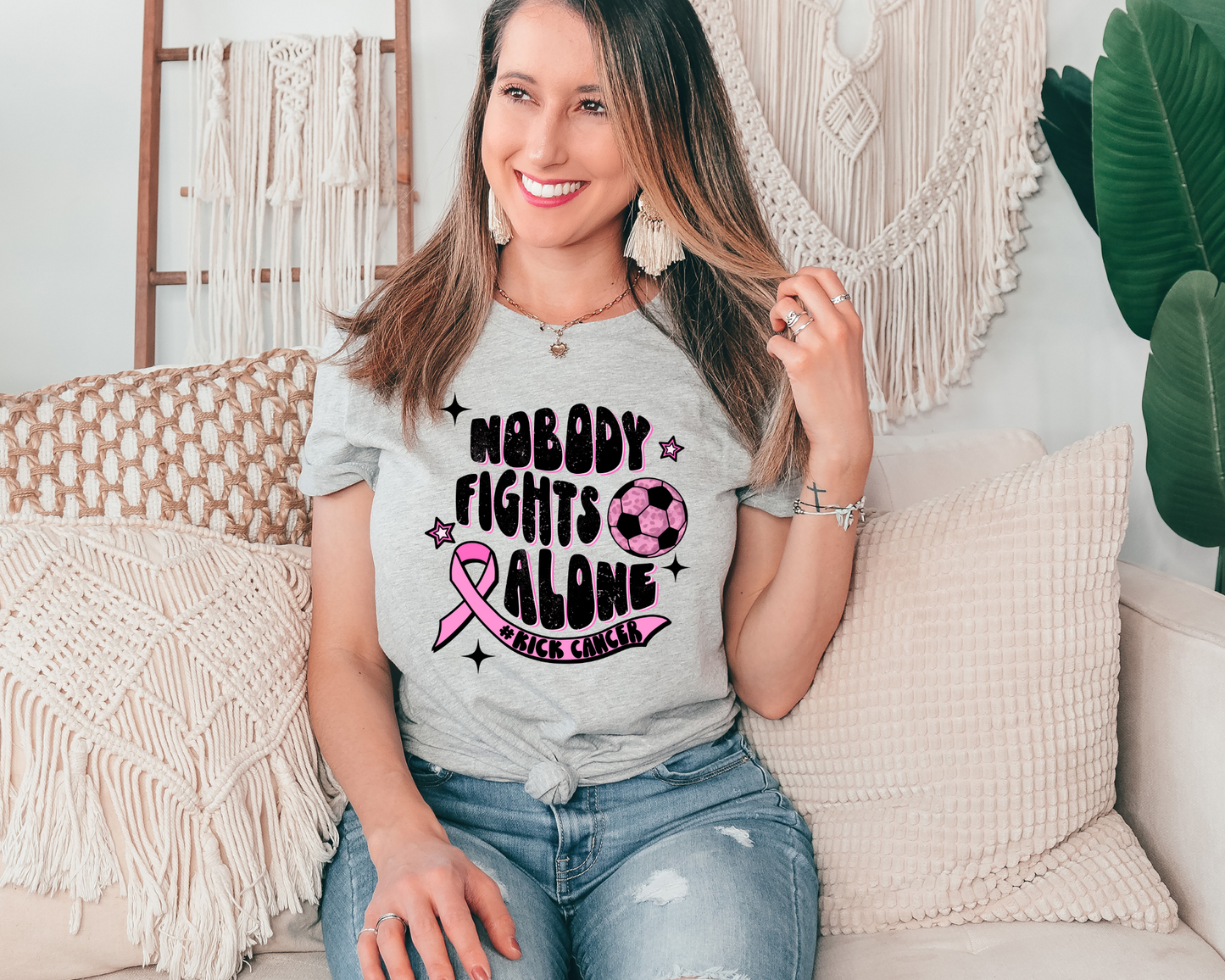 Nobody fights alone #kick cancer