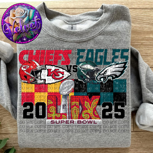 Super Bowl LIX Chiefs VS Eagles 2025