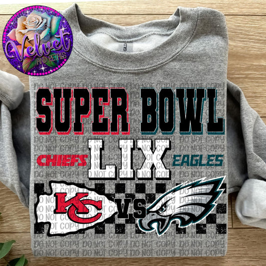 Super Bowl LIX Checkered