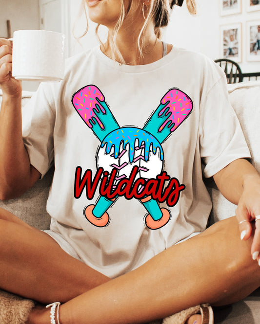 Personalized Drip Baseball Mascot