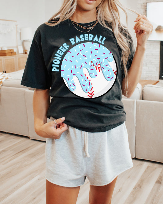 Personalized Blue Drip Baseball