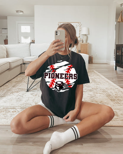 Personalized Baseball with mascot logo and name