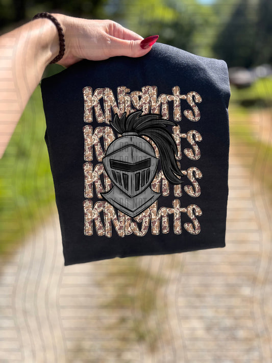 Camo Knights Black