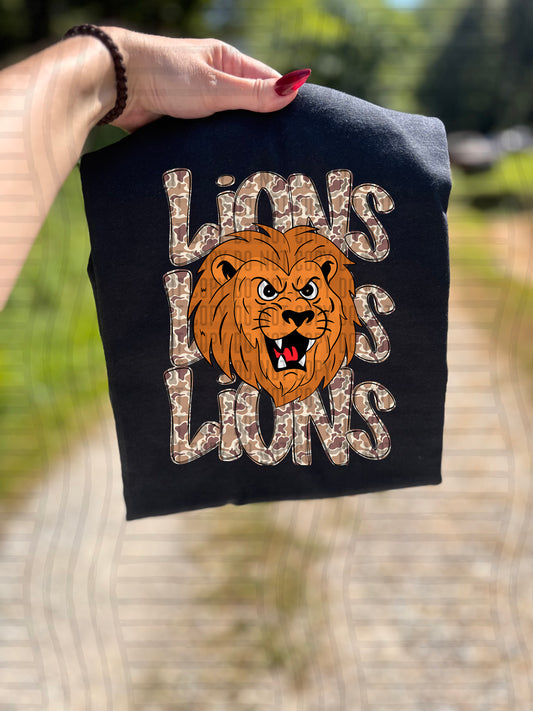 Camo Lions