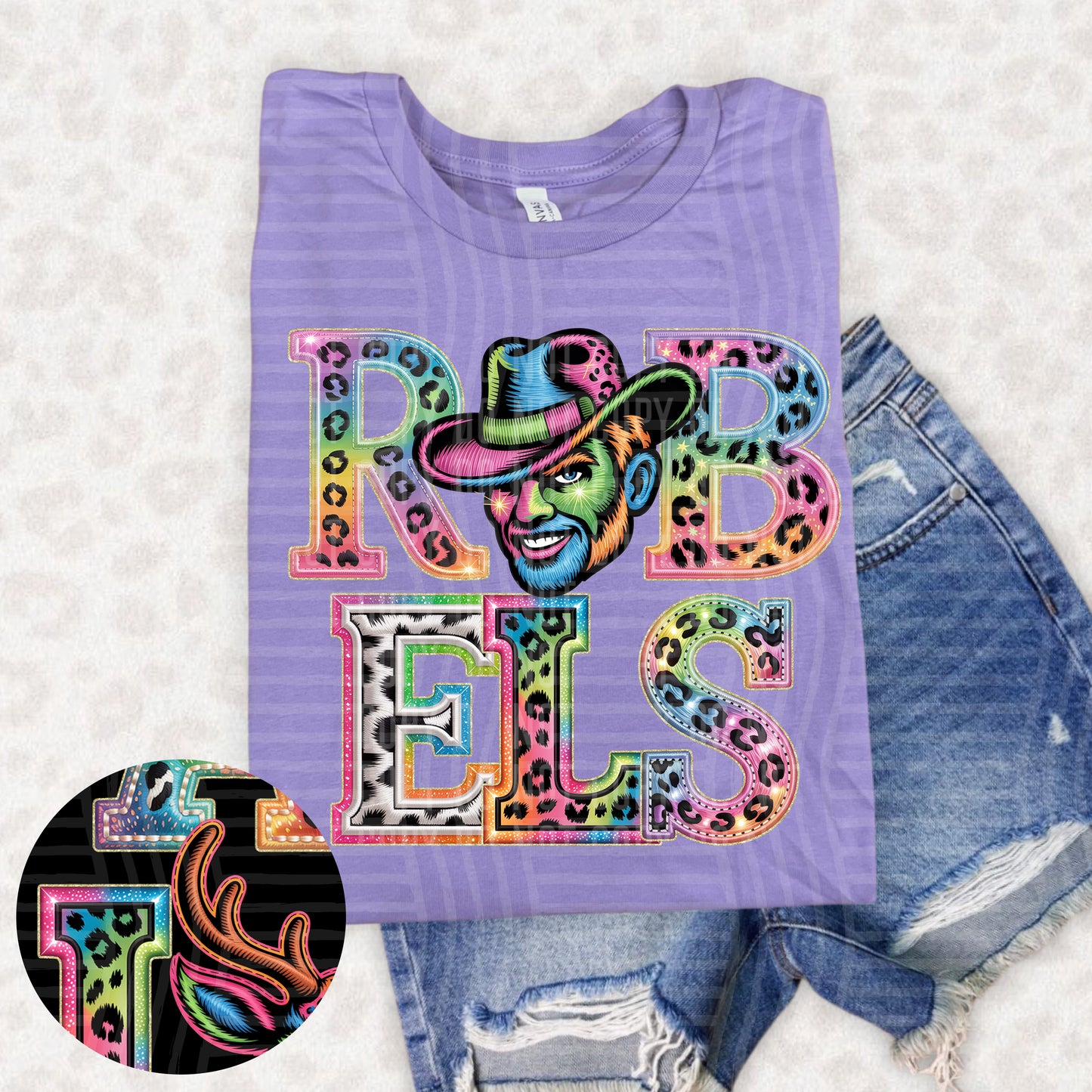 Rebels (pink neon leopard)