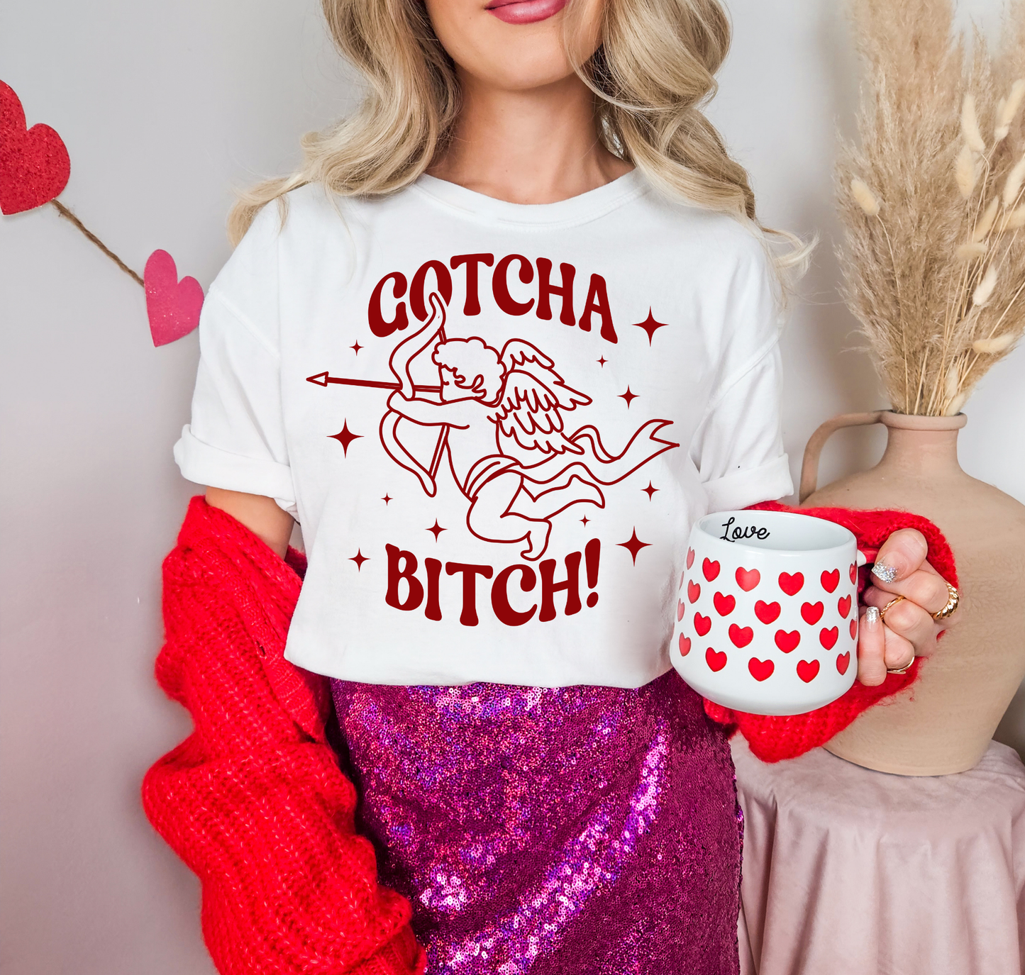 Gotcha Bitch Red Cupid