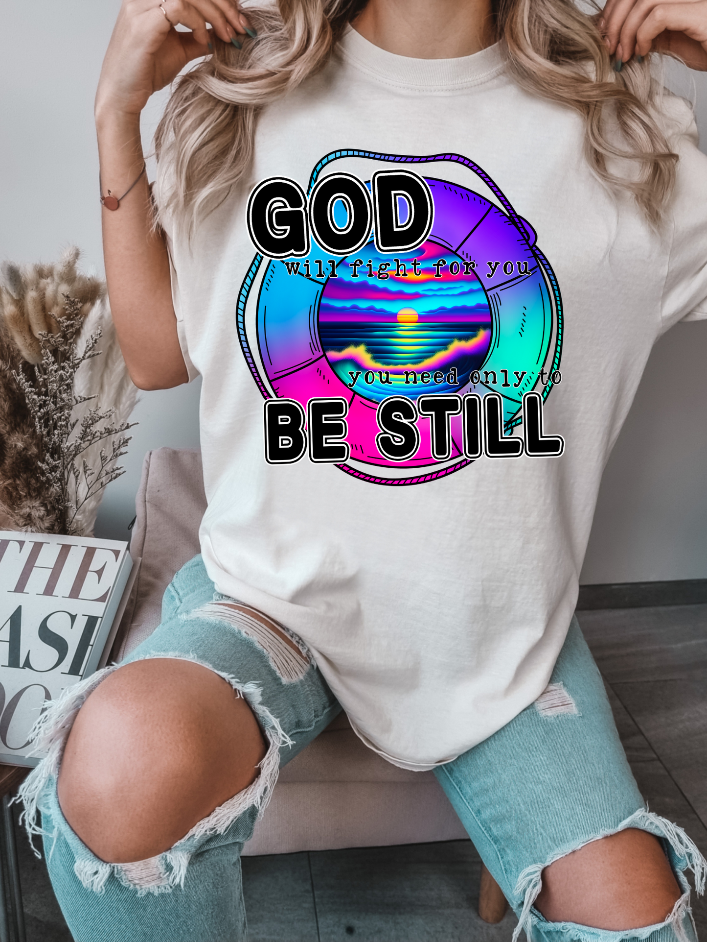 God will fight for you-landscape inside buoy