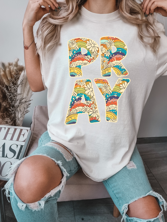 PRAY Boho Neutral Floral