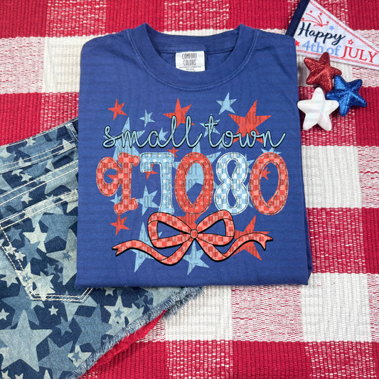 SMALL TOWN 97080 RED WHITE & BLUE