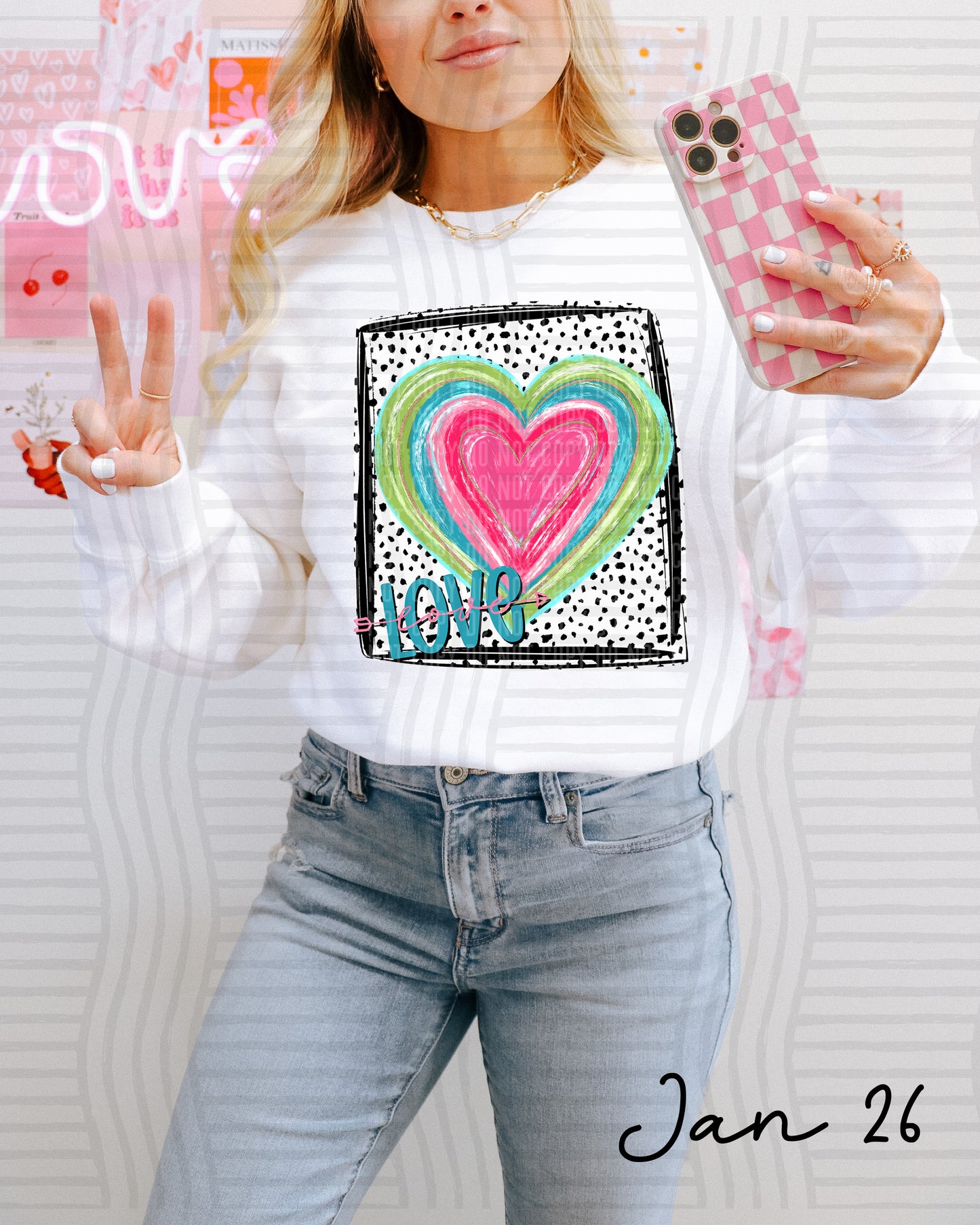 VALENTINE HEART NO BOW LOVE