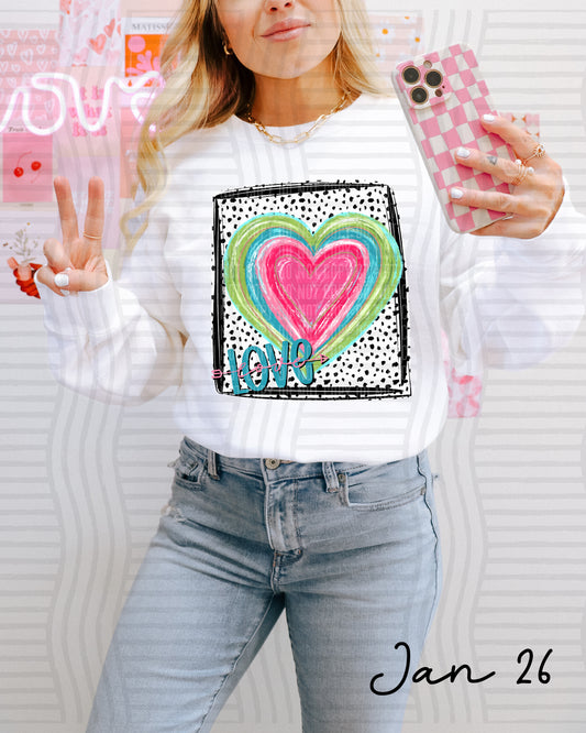 VALENTINE HEART NO BOW LOVE