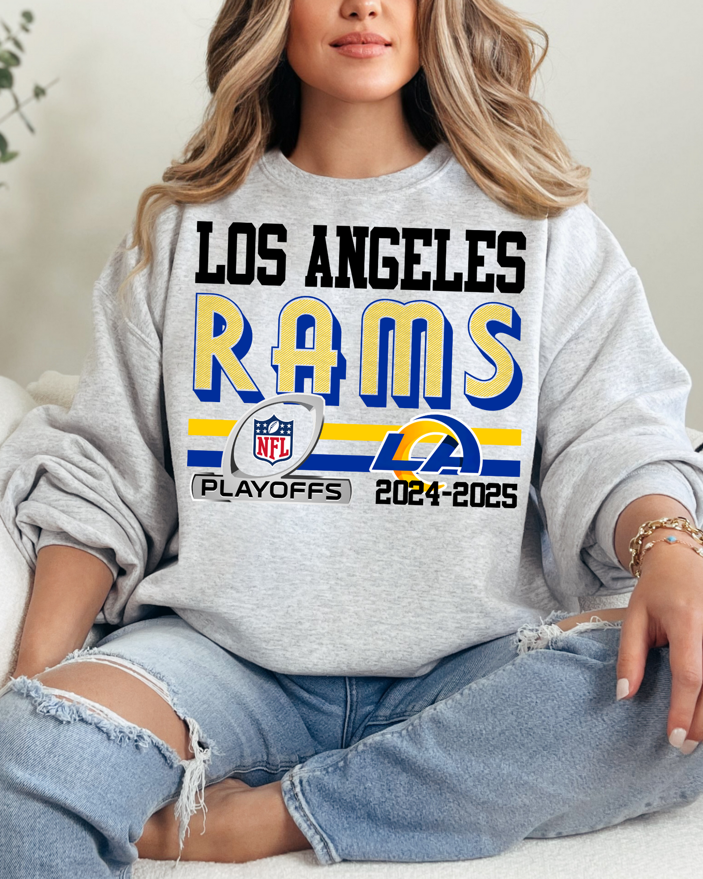 Los Angeles Rams Playoff 2024-2025 Logo