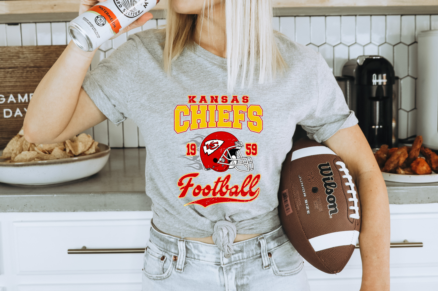 Retro vintage Football Chiefs