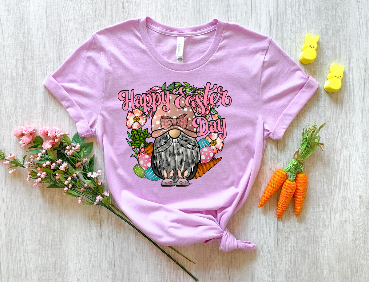 Happy Easter Day Pink Gnome