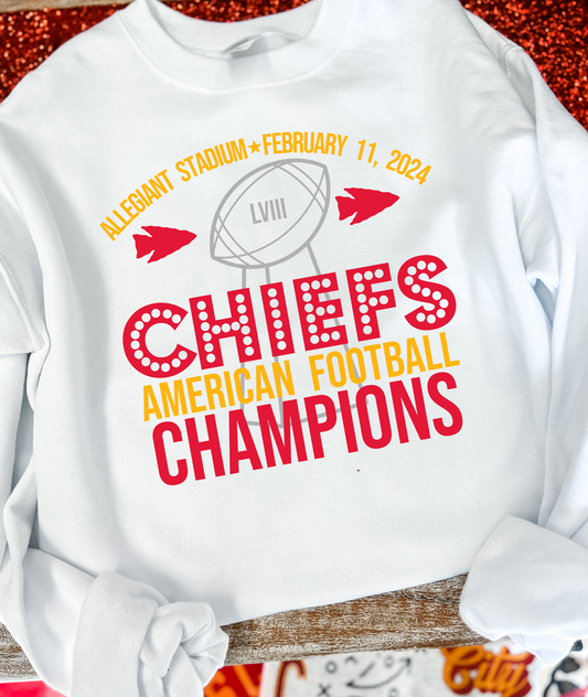 Allegiant Stadium Feb 11, 2024 Chiefs Champions