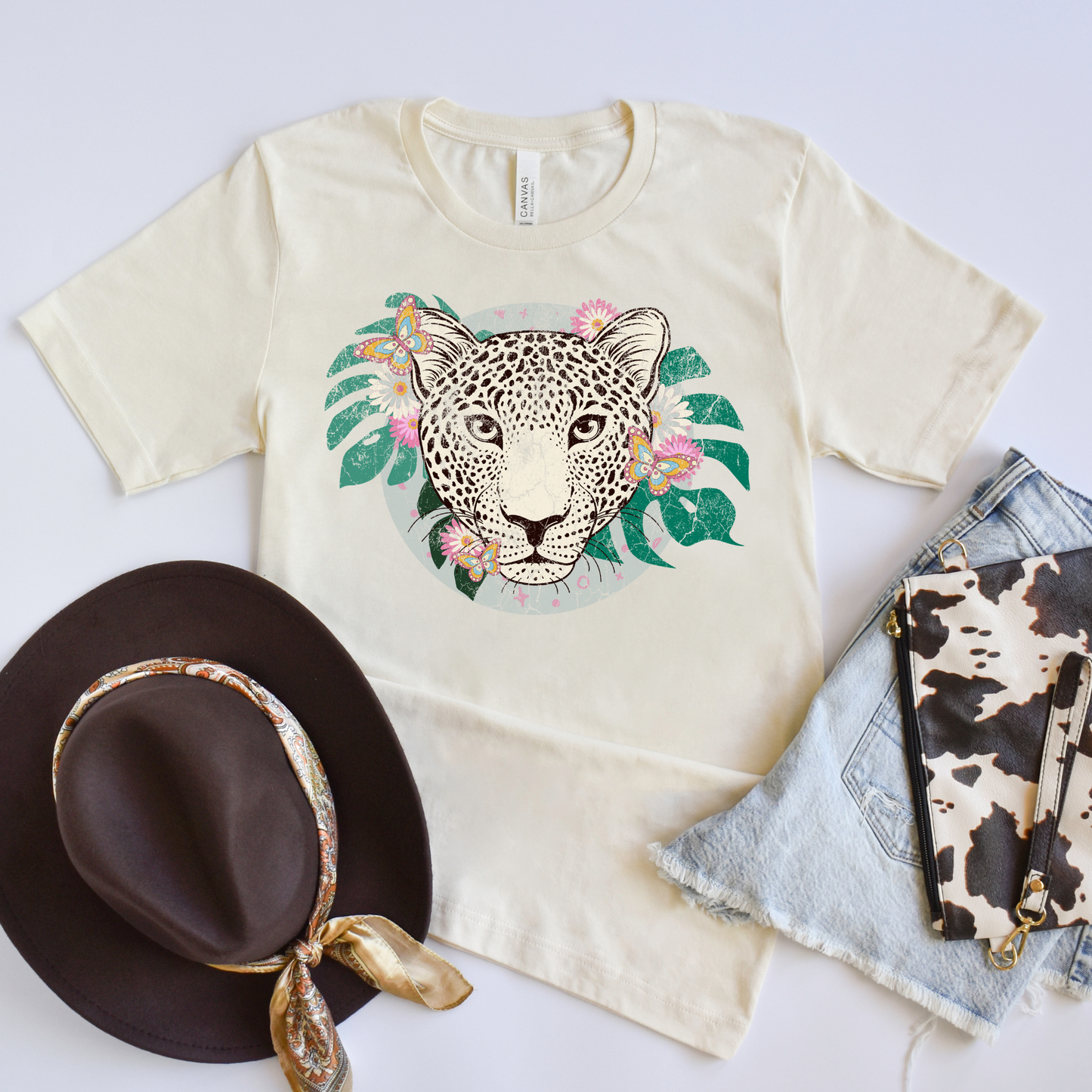 Jaguar & Butterflies