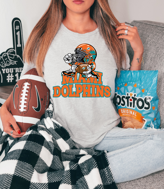 Miami Dolphins with player