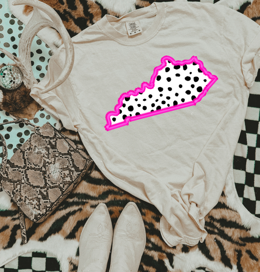 Kentucky-Pink Outline