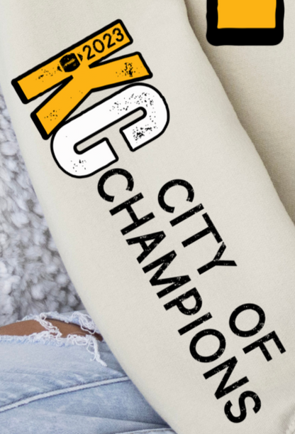 KC City Of Champions 2023 - SLEEVE (GOLD/WHITE)