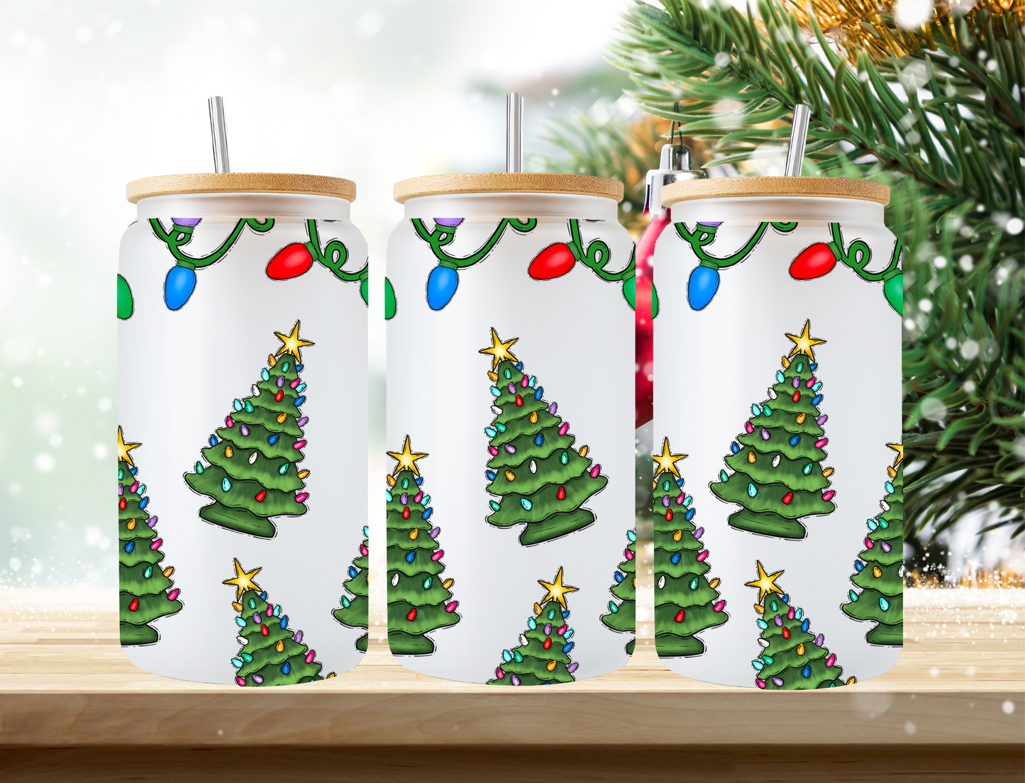 Christmas Trees/Lights - UV Libby Wrap