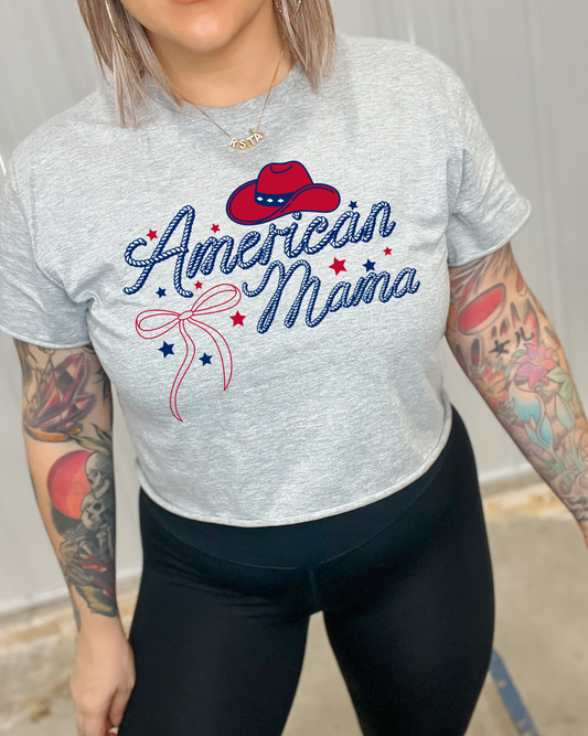 American Mama - Rope Lettering