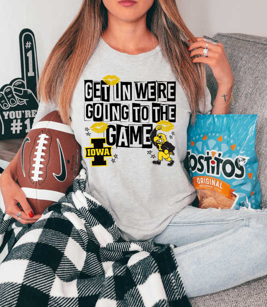Get in were going to the game- Iowa Hawkeyes