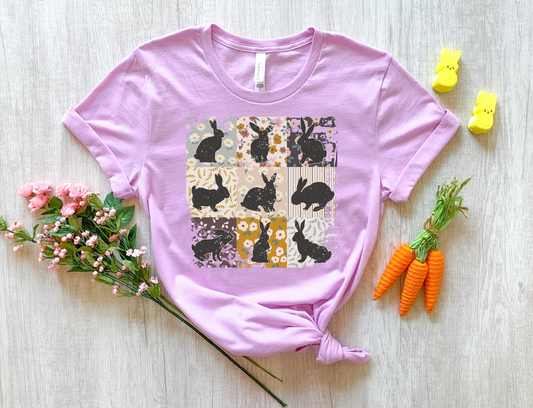 Bunny Flower Collage