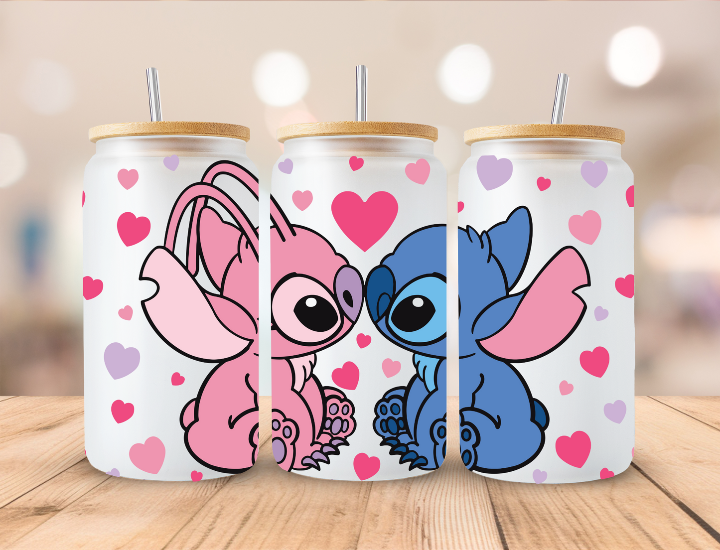 Stitch and Angel Smooches - UV Libby Wrap
