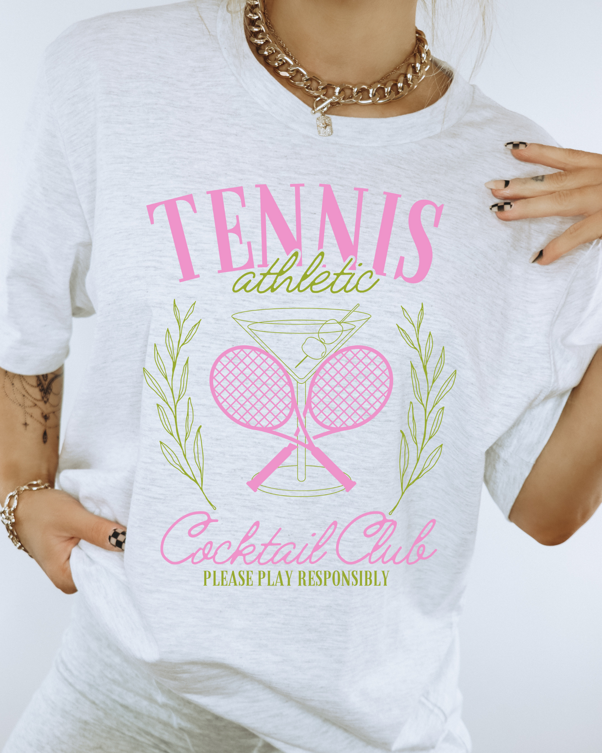 Tennis Athletic Cocktail Club Please Play Responsibly