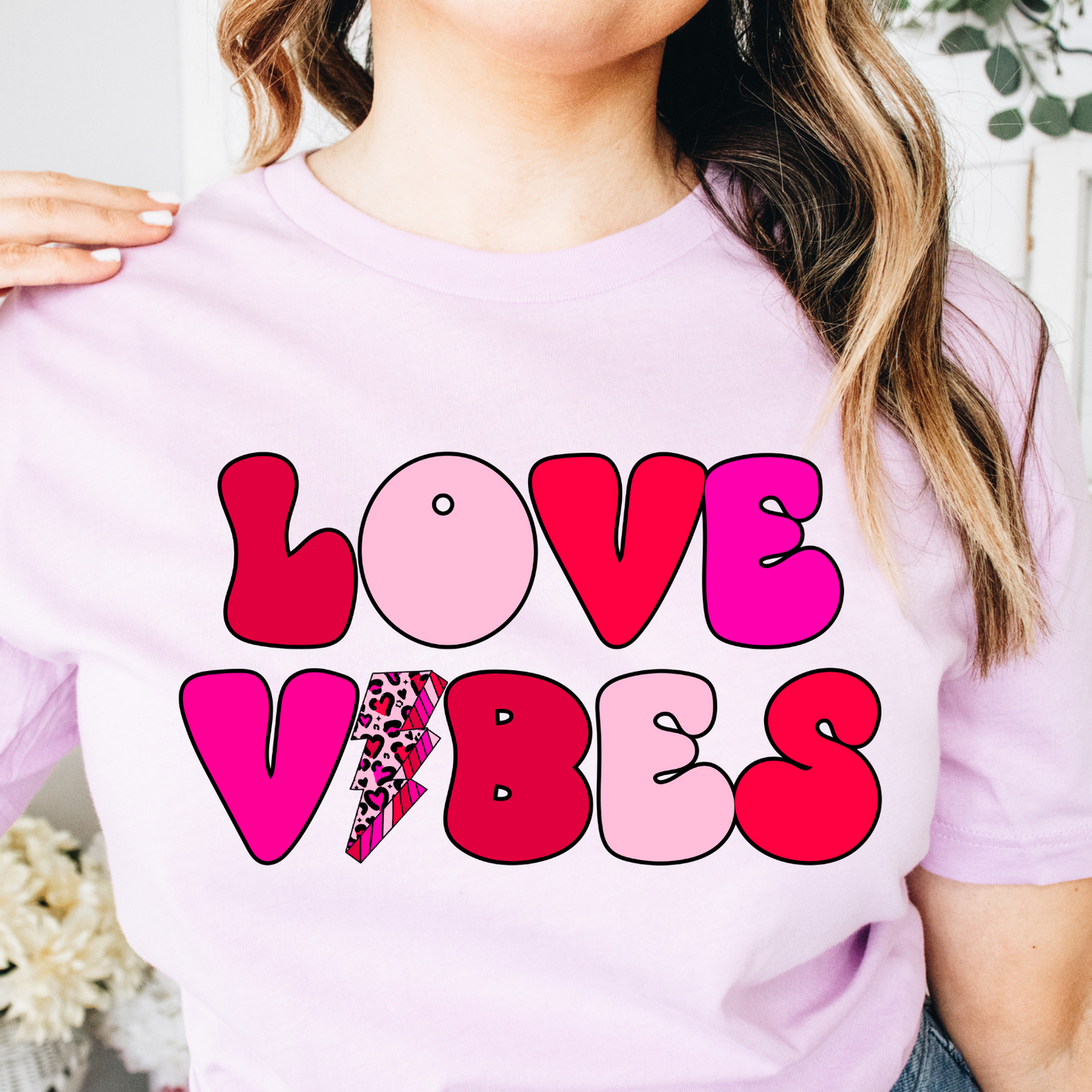 Love Vibes Lightning Bolt- DTF Transfer