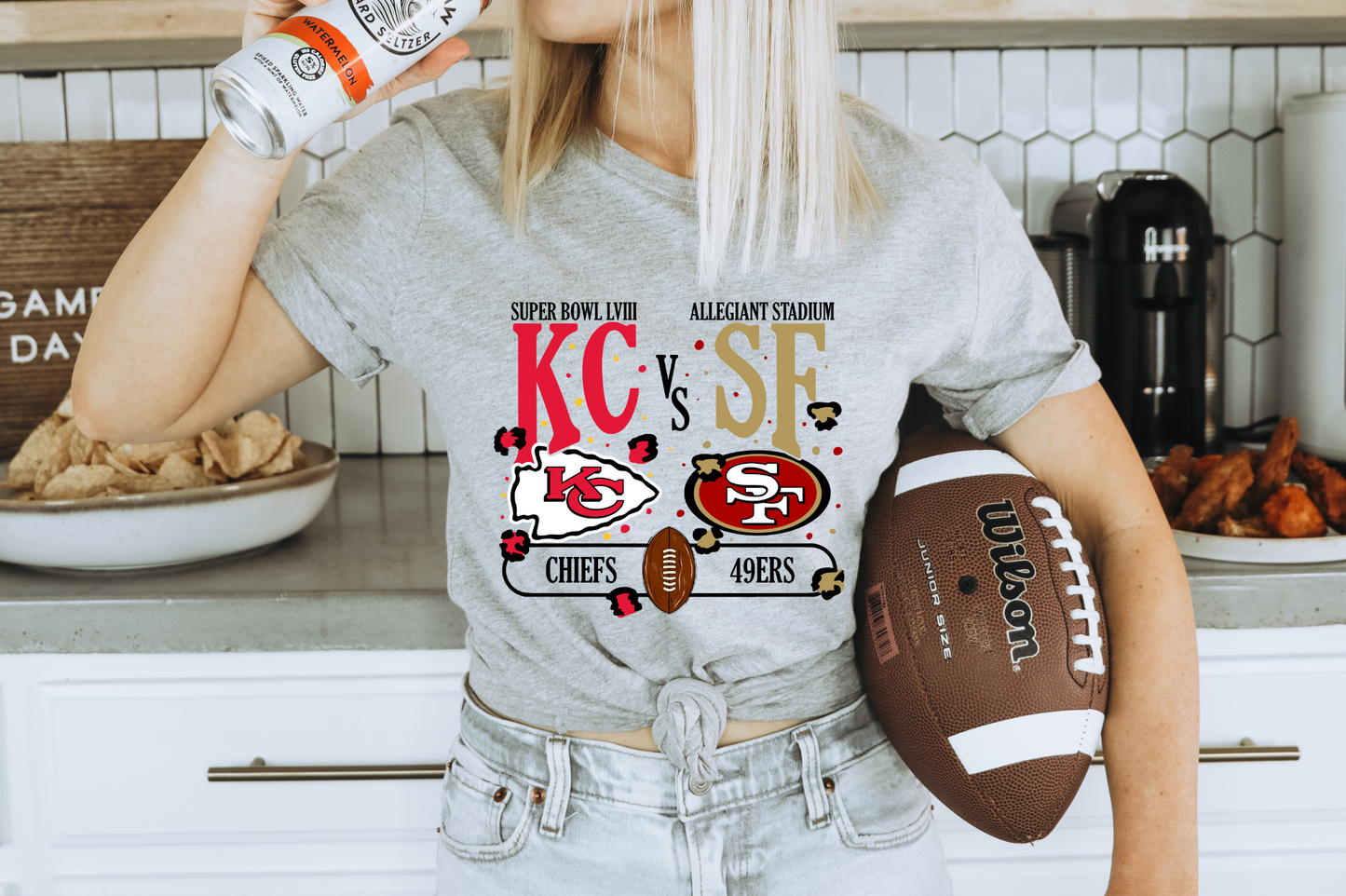Leopard splatter KC vs 49ers