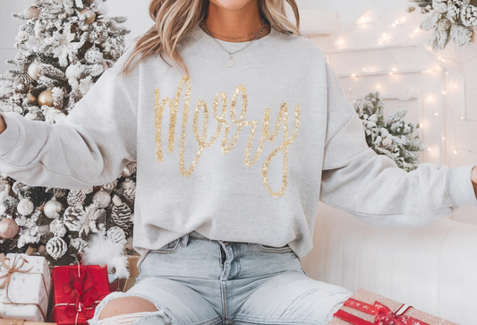 Tinsel Merry Gold