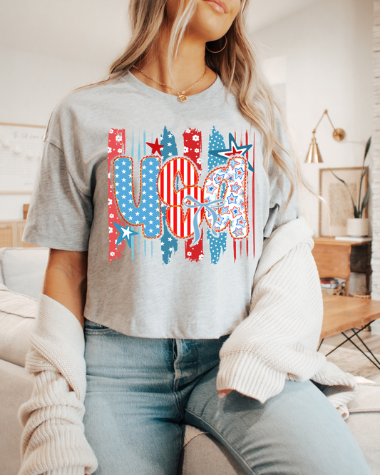 USA brushstroke
