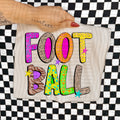 FOOTBALL COLORFUL CHEETAH ZEBRA STARS