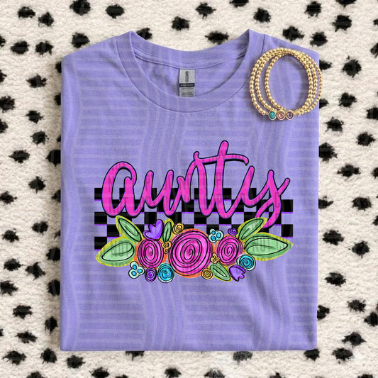 AUNTY CHECKERS FLOWERS