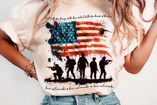 Land of the free because of the brave