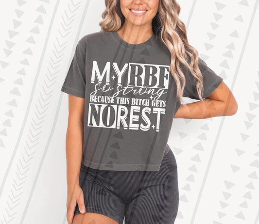 My RBF so strong because this b*tch gets no rest (white)