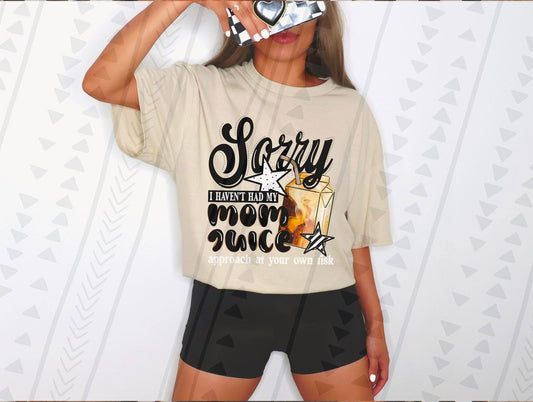 Sorry I haven't had my mom juice (coffee)