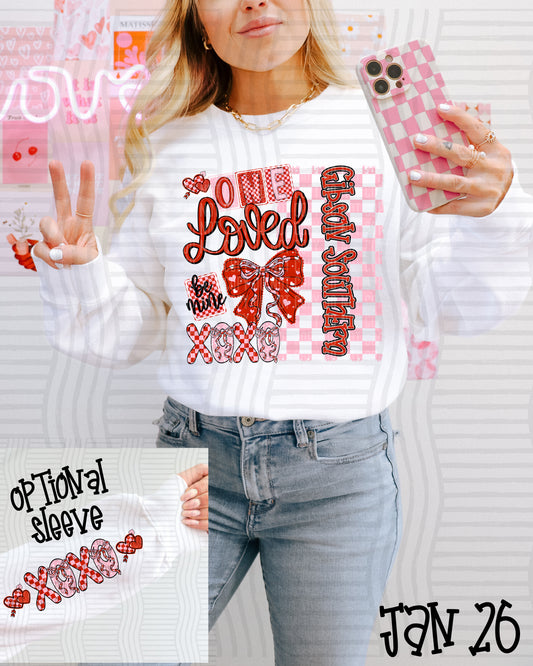 XOXO ONE LOVED GIBSON SOUTHERN (FRONT ONLY)