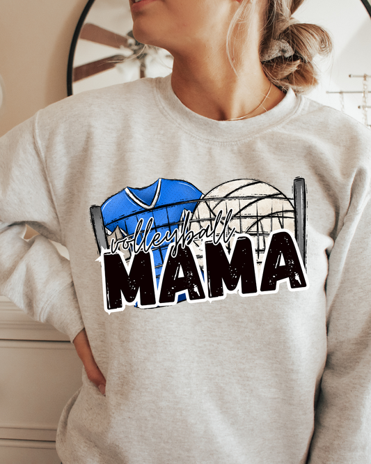 Volleyball Mama (blue jersey)