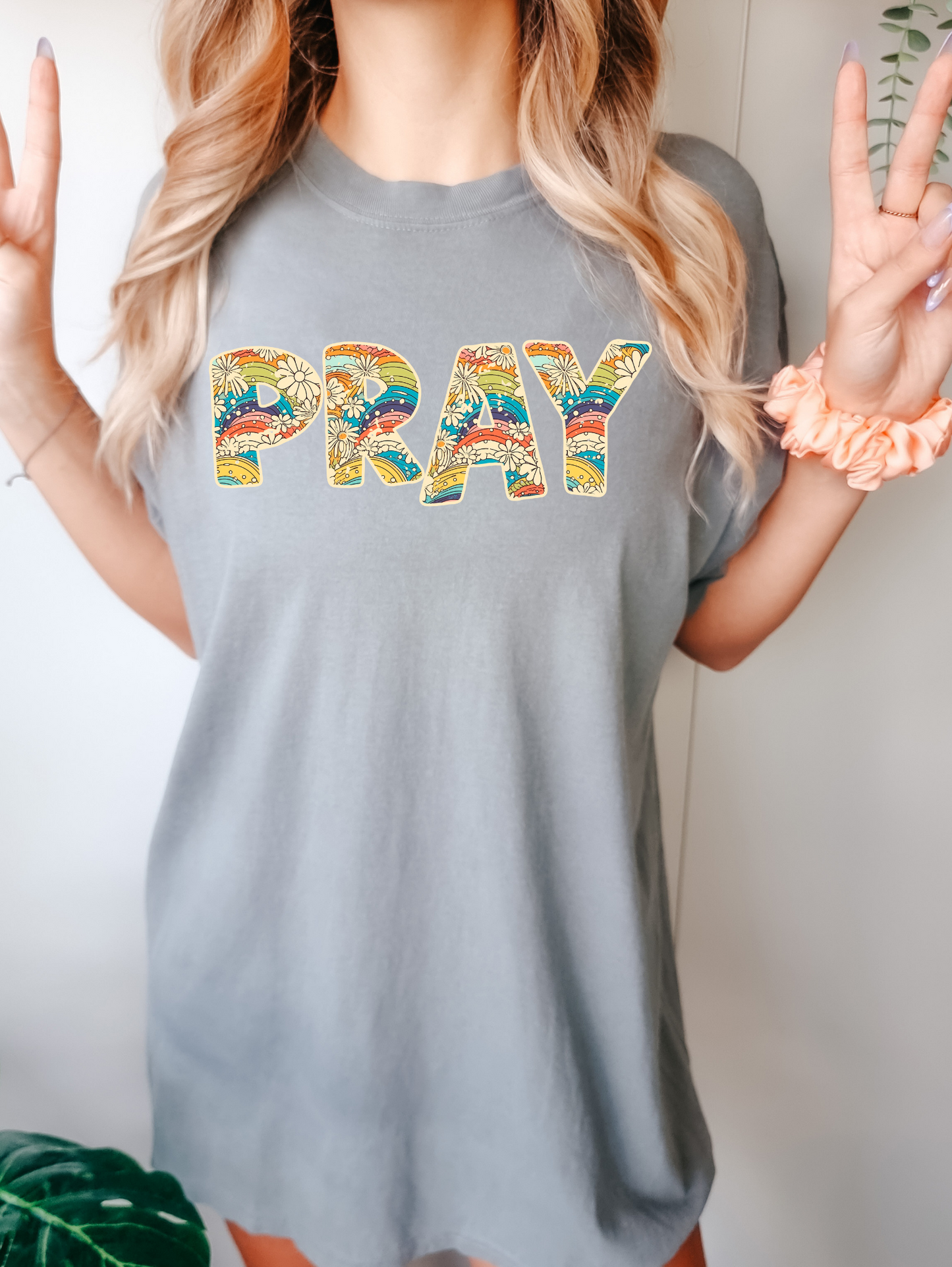 Boho Floral PRAY